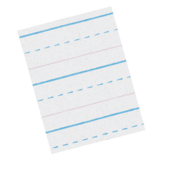Pacon PACZP2412 Zaner Bloser 1/2In Ruled Sulphite ...