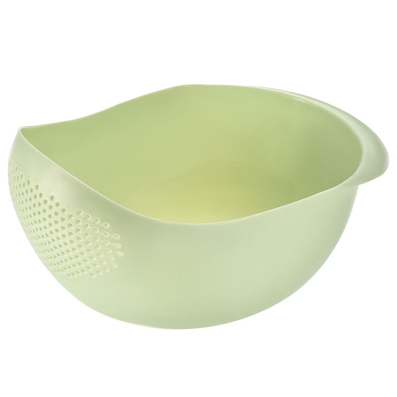 Kitchen Rice Drain Bowl Fruit Washing Basket Rice Sieve Plastic Colander