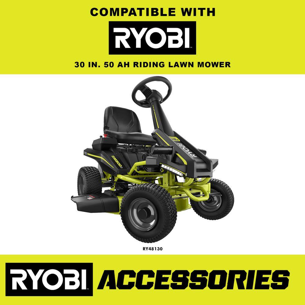 RYOBI Bagger for RYOBI 48V 30 in. Riding Lawn Mower ACRM008