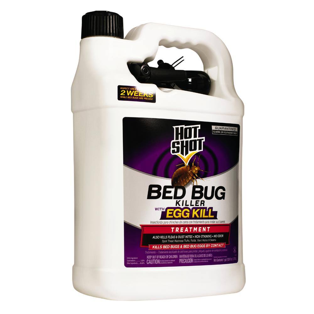 Hot Shot 1 Gal. Ready-to-Use Bed Bug Killer Treatment With Egg Kill HG-96442-1