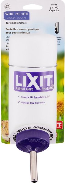 Lixit Wide Mouth Small Animal Water Bottle