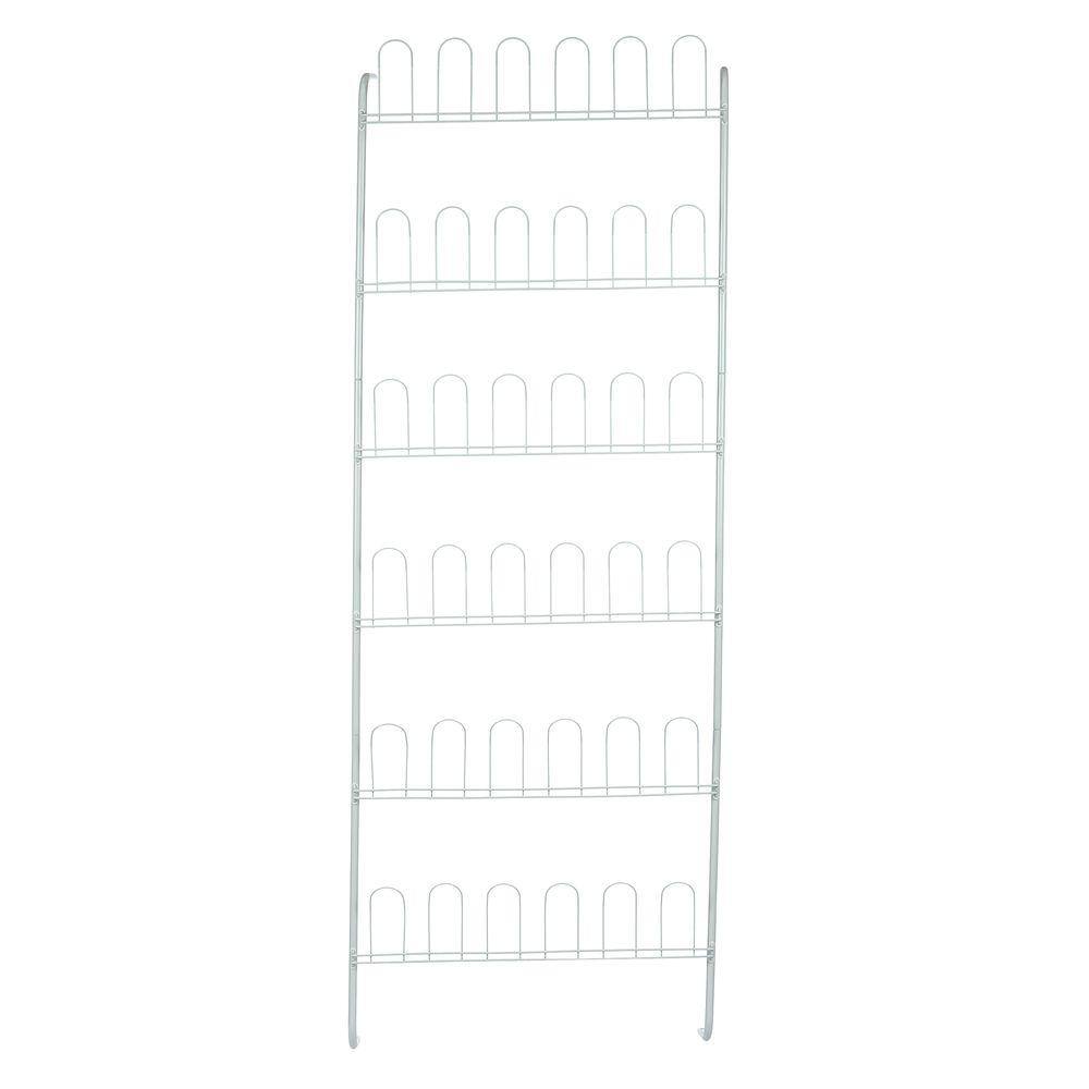 Honey-Can-Do 63 in. H 18-Pair white Steel Hanging Shoe Organizer SHO-01169