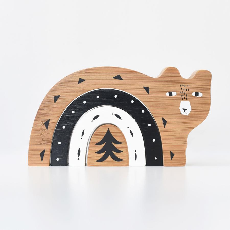 Bamboo Nesting Bear by Wee Gallery