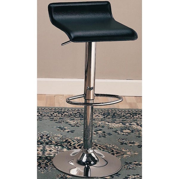 Avante-Garde Black 2 Piece Bar Stools