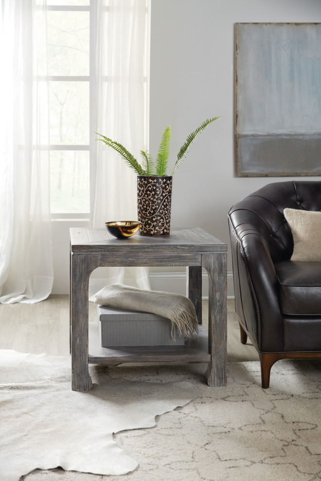 Beaumont Square End Table   Farmhouse   Side Tables And End Tables   by Buildcom  Houzz