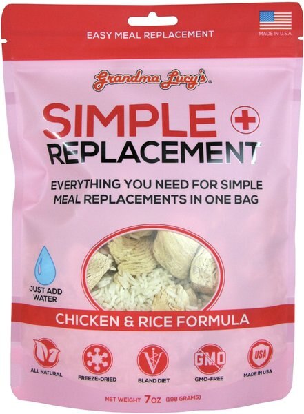 Grandma Lucy's Simple Replacement Anti-Diarrhea Freeze-Dried Dog and Cat Meal Replacement