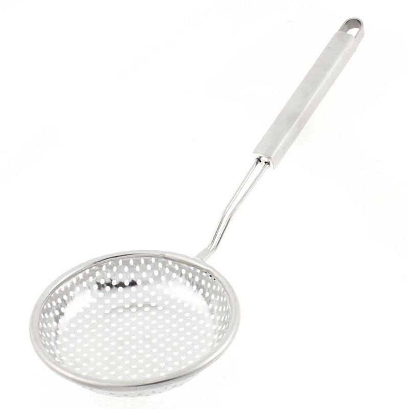 Flat Head Ladle Strainer Kitchen Utensil 13 Length