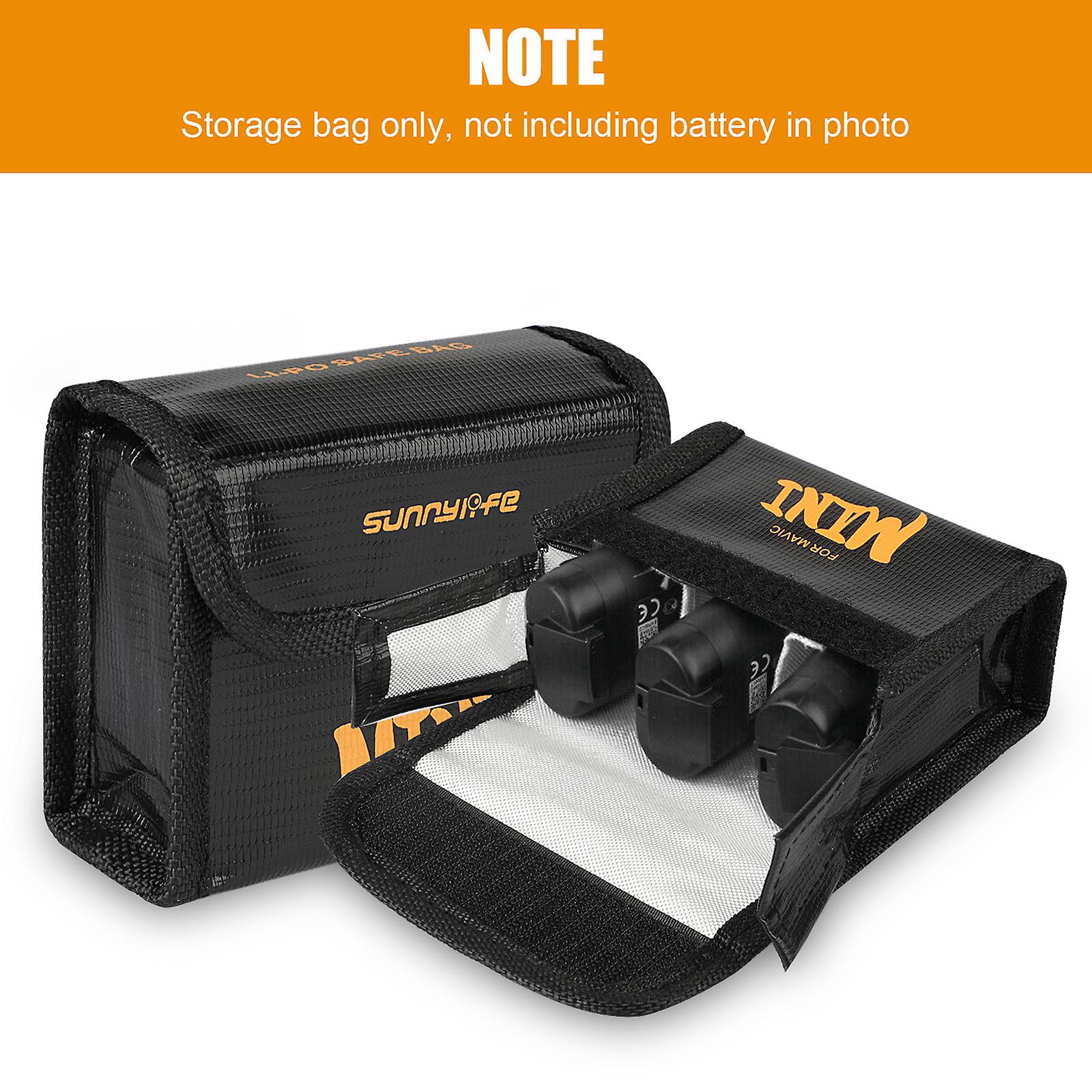 Fireproof Storage Lipo Battery Safe Bag For Dji Mavic Mini/2 Drone