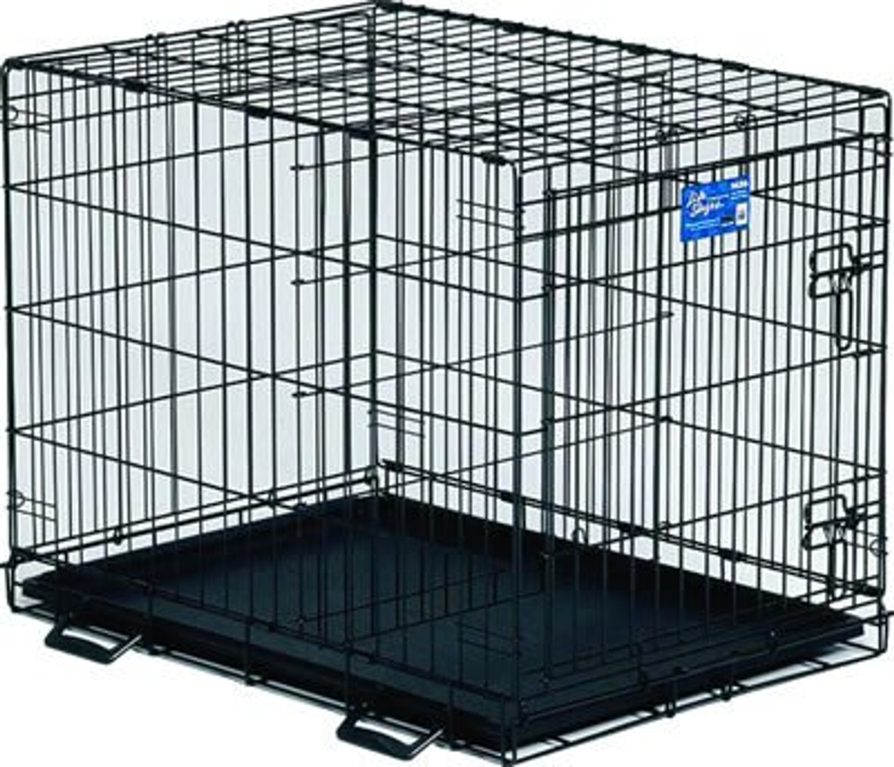 MidWest Life Stages 1630 Single Door Folding Dog Crate 30 x 21 x 24