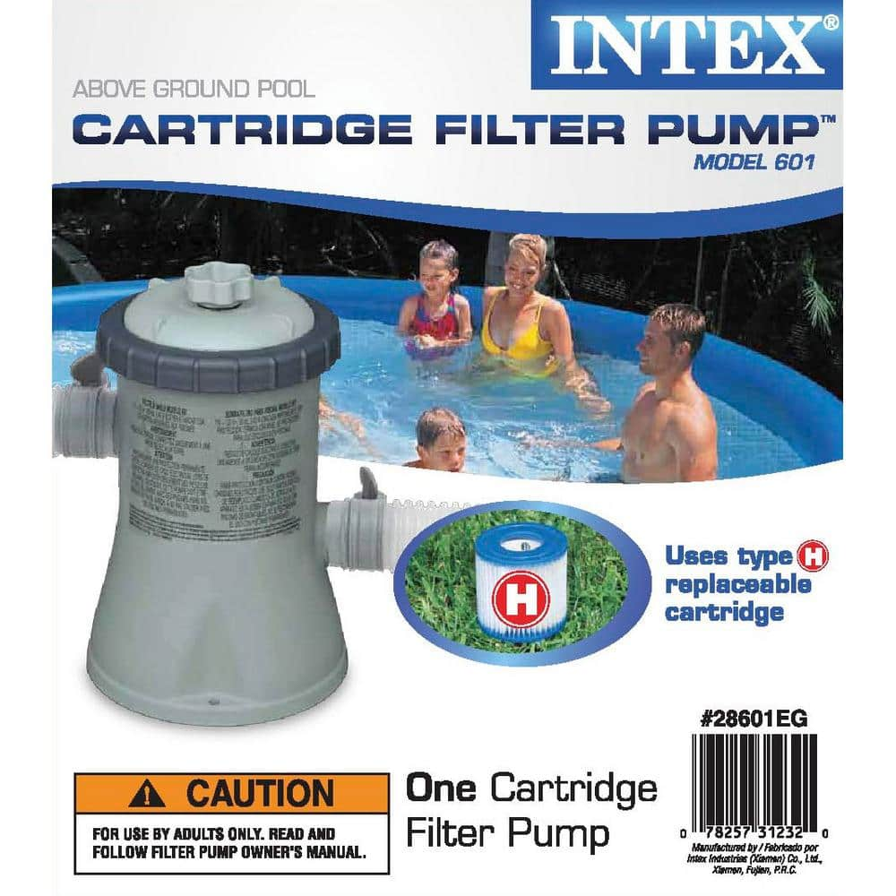 Intex Prism 12 ft. Round 30 in. Deep Pool Steel Frame Hard Side plus Filter Pump 26710EH + 28601EG