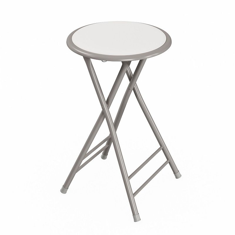 Lavish Home 24-in. Heavy-Duty Folding Stool