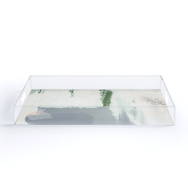 Dan Hobday Art Abstract Minimal Acrylic Tray deny Designs