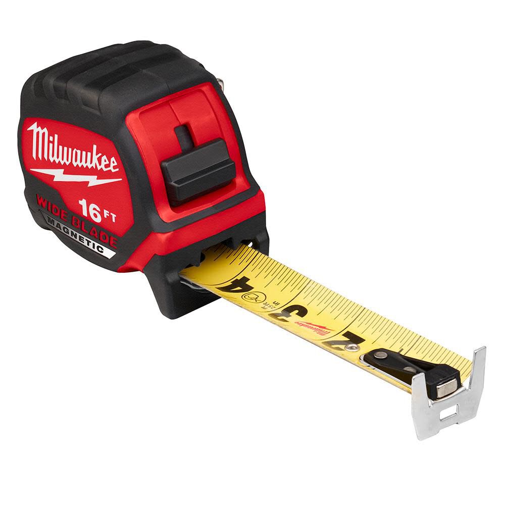 MW 16Ft Wide Blade Magnetic Tape Measure 48-22-0216M from MW