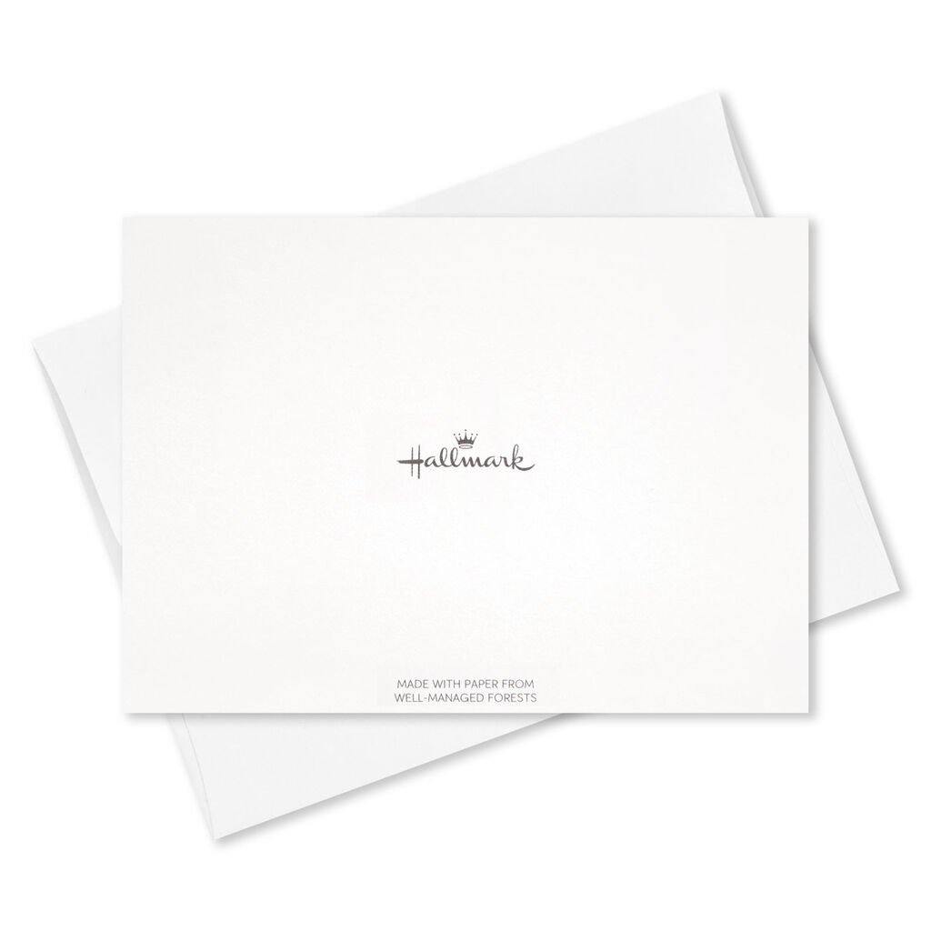 Hallmark  Bold Roses Blank Thank-You Notes, Pack of 10