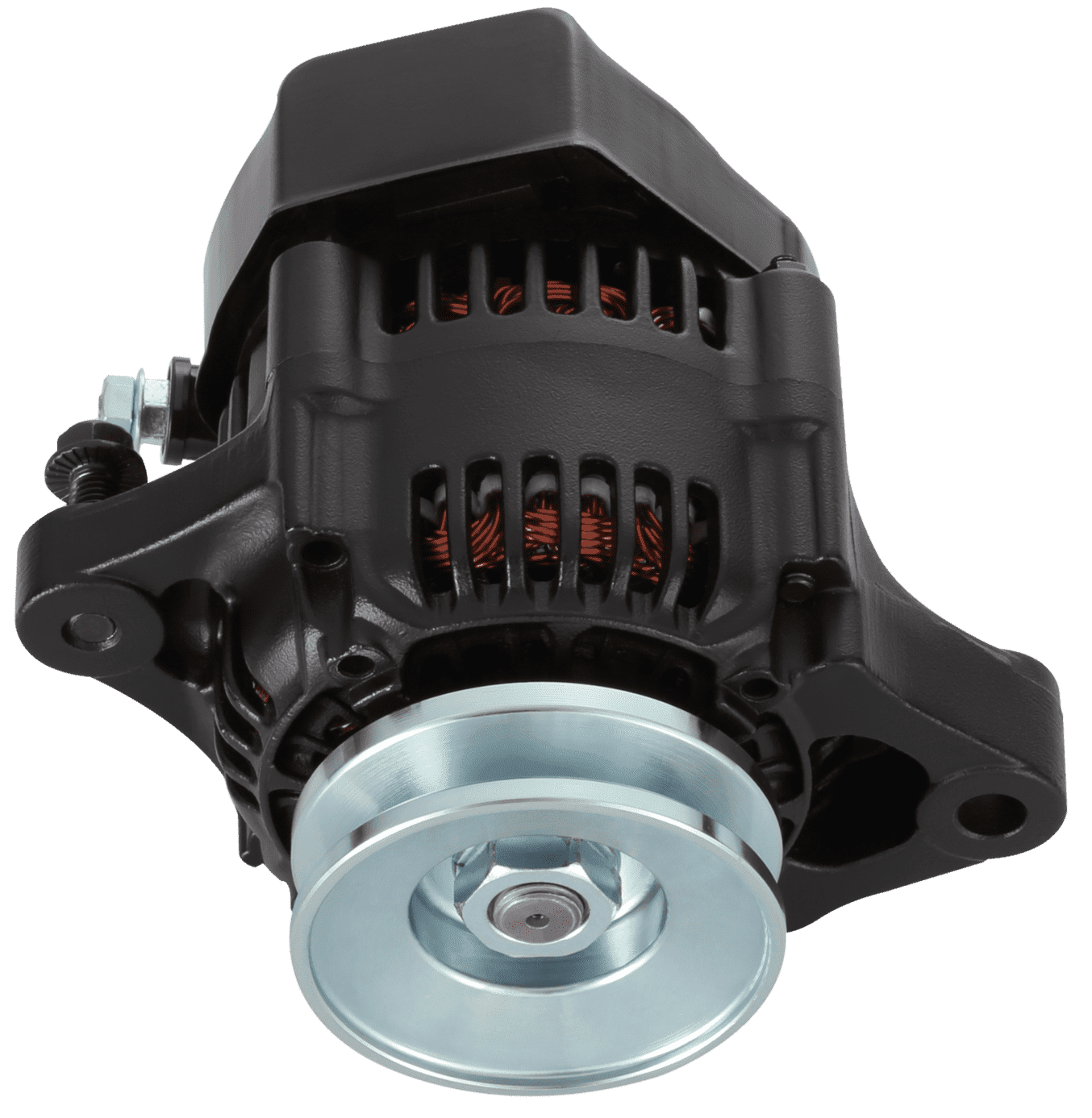 Proform 66432 PFM66432 100% NEW， BLACK， 1-WIRE MINI ALTERNATOR， GM 50 AMP.