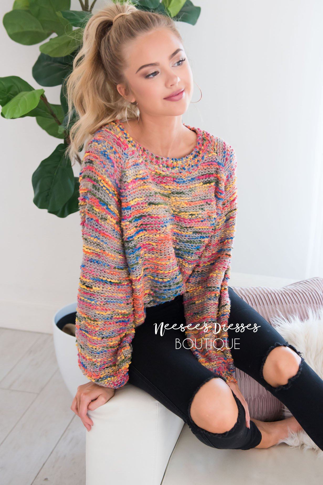 Everything Nice Colorful Sweater