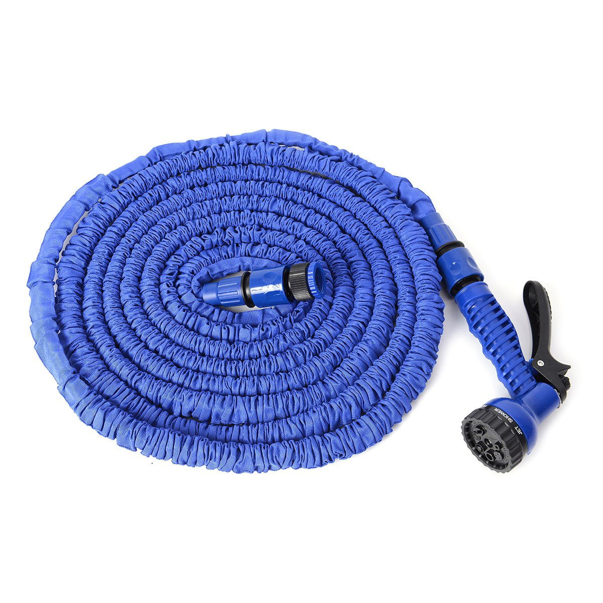 Expandable Flexible Water Garden Hose - (25ft - 100ft) Expanding Water Hose with 7 Setting-Spray Nozzle