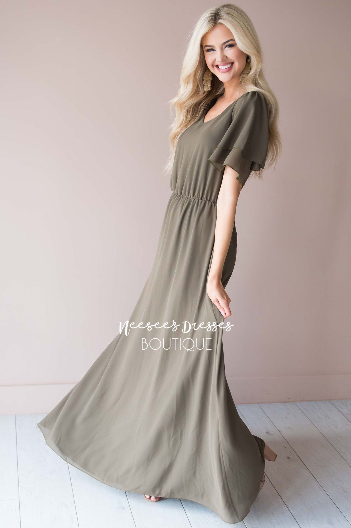 The Chloe Chiffon Maxi Dress