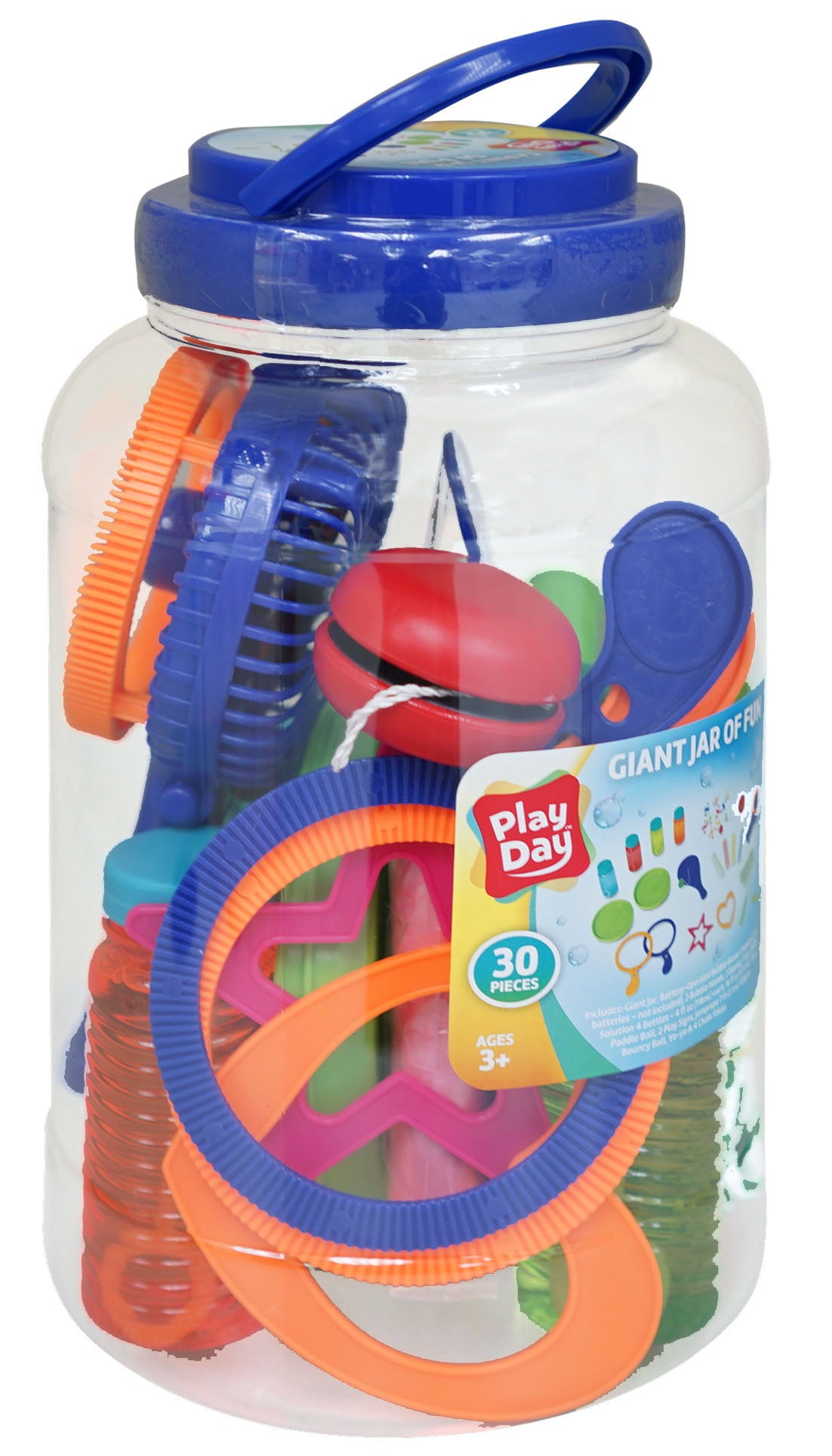 Play Day Jar of Fun， Total 30 Piece， Kids Games， Physical Activities