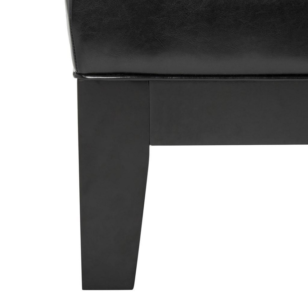 Dana Cocktail Ottoman Black   Transitional   Footstools And Ottomans   by V.S.D Furniture  Houzz