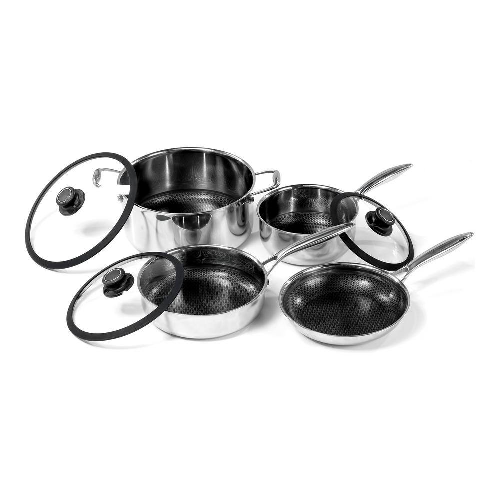 Black Cube 7-Piece Hybrid Quick Release Cookware Set BCSET7