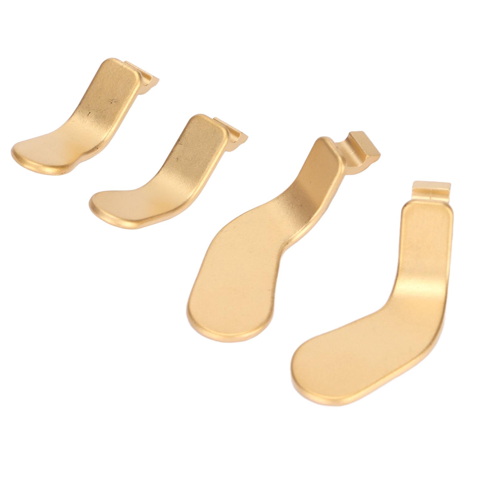 4pcs Controller Paddles Stainless Steel Replacement Controller Parts For Xbox One Elite Controller Series 2 Model 1797gold