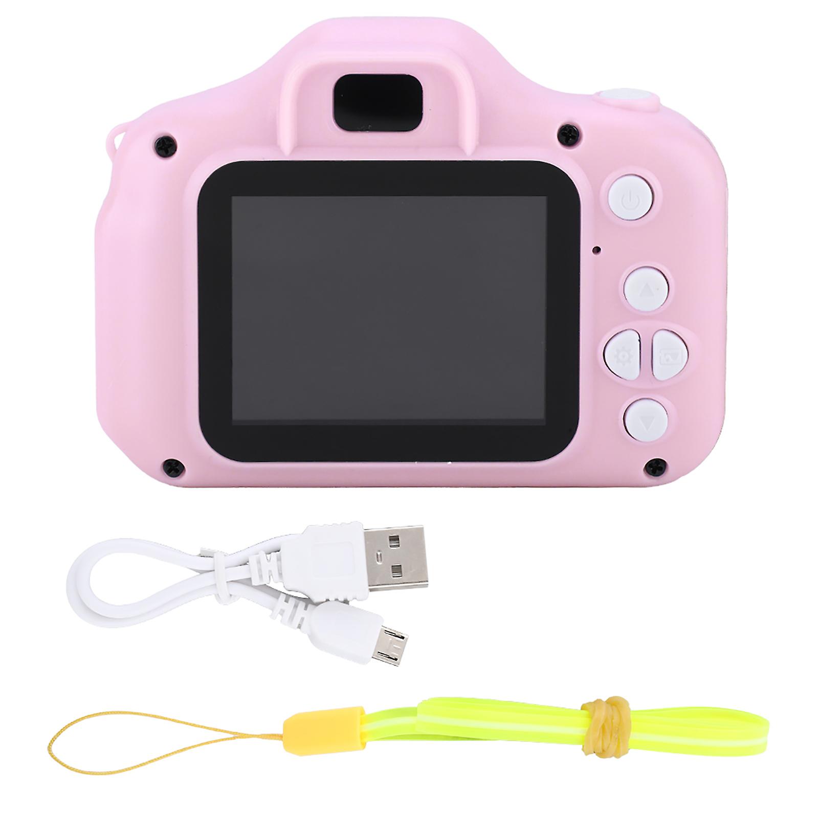 X2 Mini Portable 2.0 Inch Ips Color Screen Children's Digital Camera Hd 1080p Camera(pink)