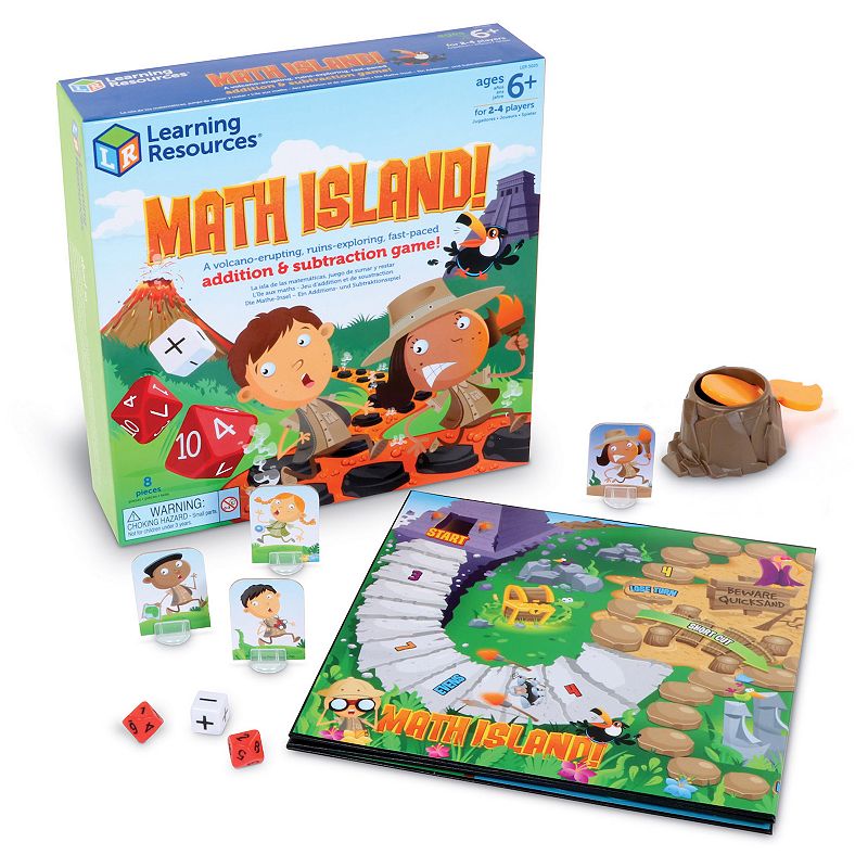 Learning Resources Math Island Addition and Subtraction Game