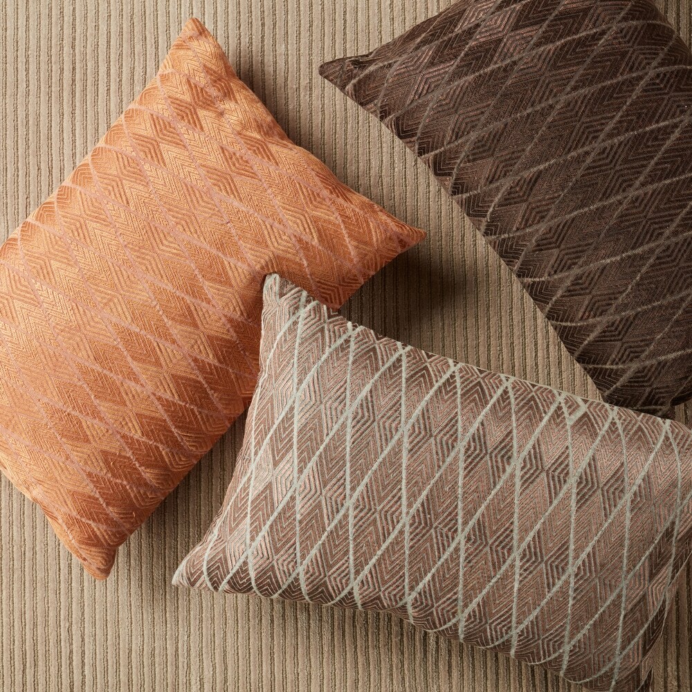 Mica Geometric Lumbar Pillow