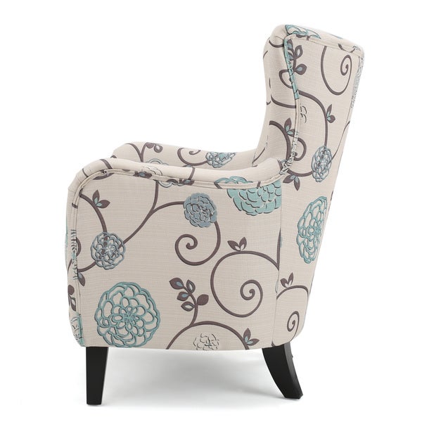 Arabella Contemporary Fabric Upholstered Club Chair by Christopher Knight Home - 30.00