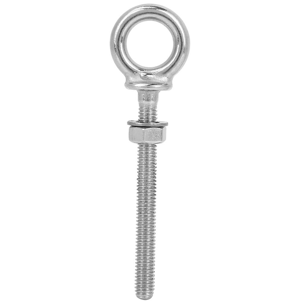 316 Stainless Steel Heavy Lifting Long Eye Bolt Screw Loop Hole For Cable Rope (zws6705-8)