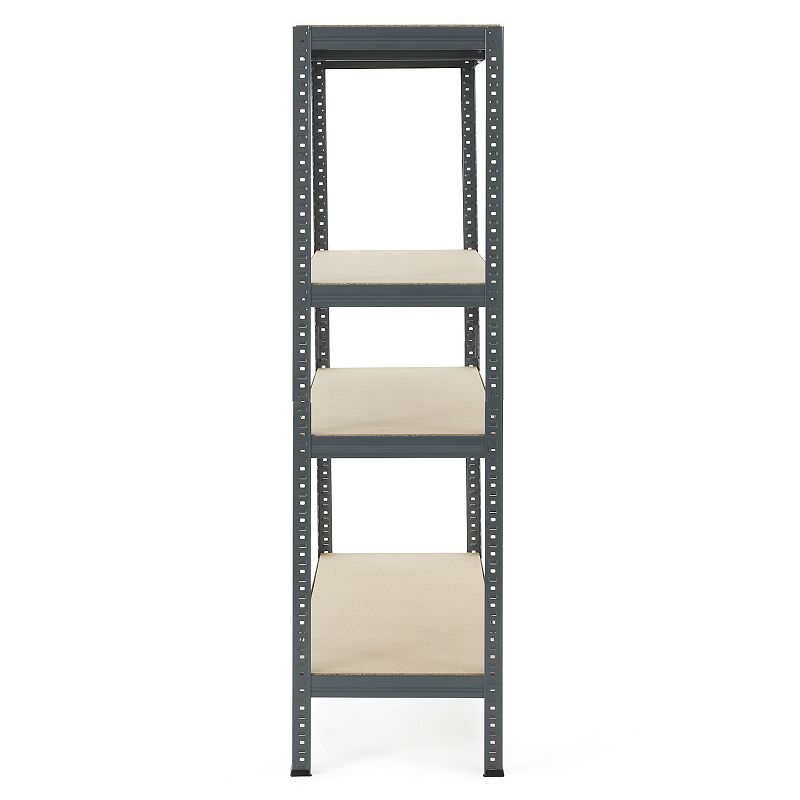 Trestles 36x60 4 Adjustable Metal Shelves Garage Storage Unit， 500 lb Capacity