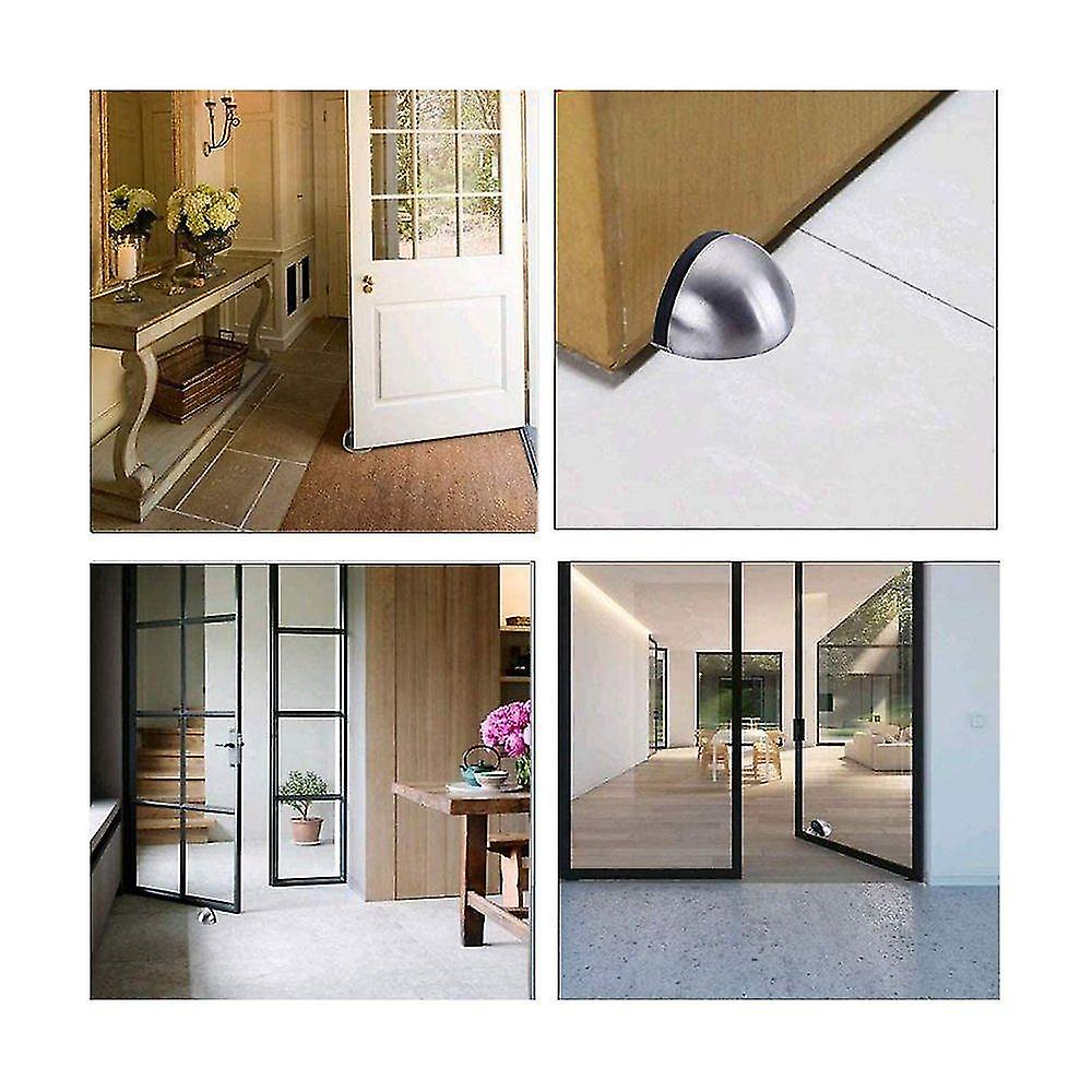 Self Adhesive Door Stops For All Hard Floors Protect Walls And Furniture Anti-bump