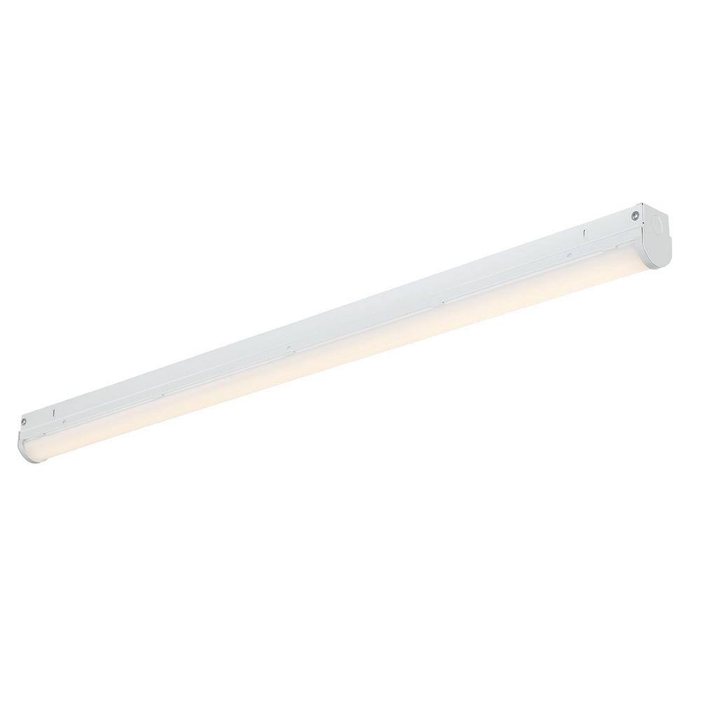 EnviroLite 4 ft. 300-Watt Equivalent Integrated LED White Strip Light Fixture 3500K ST4N40DMD35