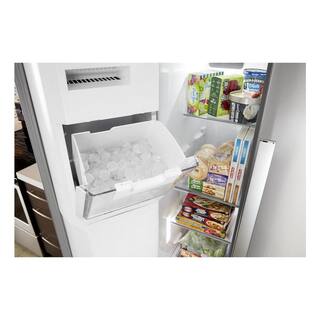 Whirlpool 36 in. 19.8 cu. ft. Side by Side Refrigerator in Fingerprint Resistant Stainless Steel Counter Depth WRS970CIHZ