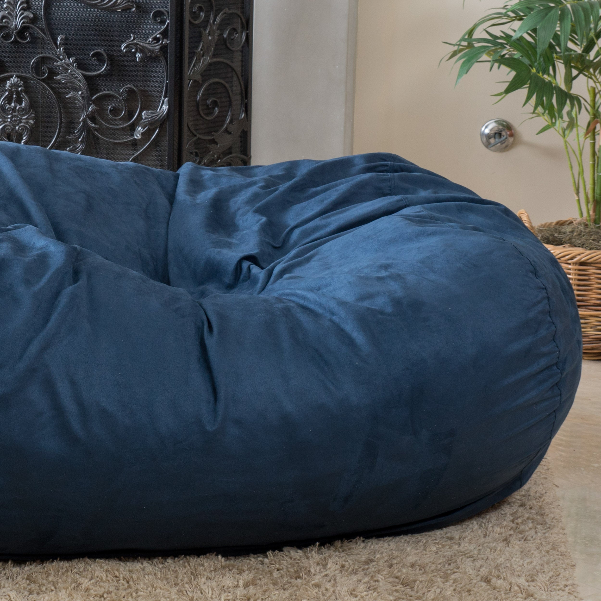 Barracuda Traditional 6.5 Foot Suede Bean Bag