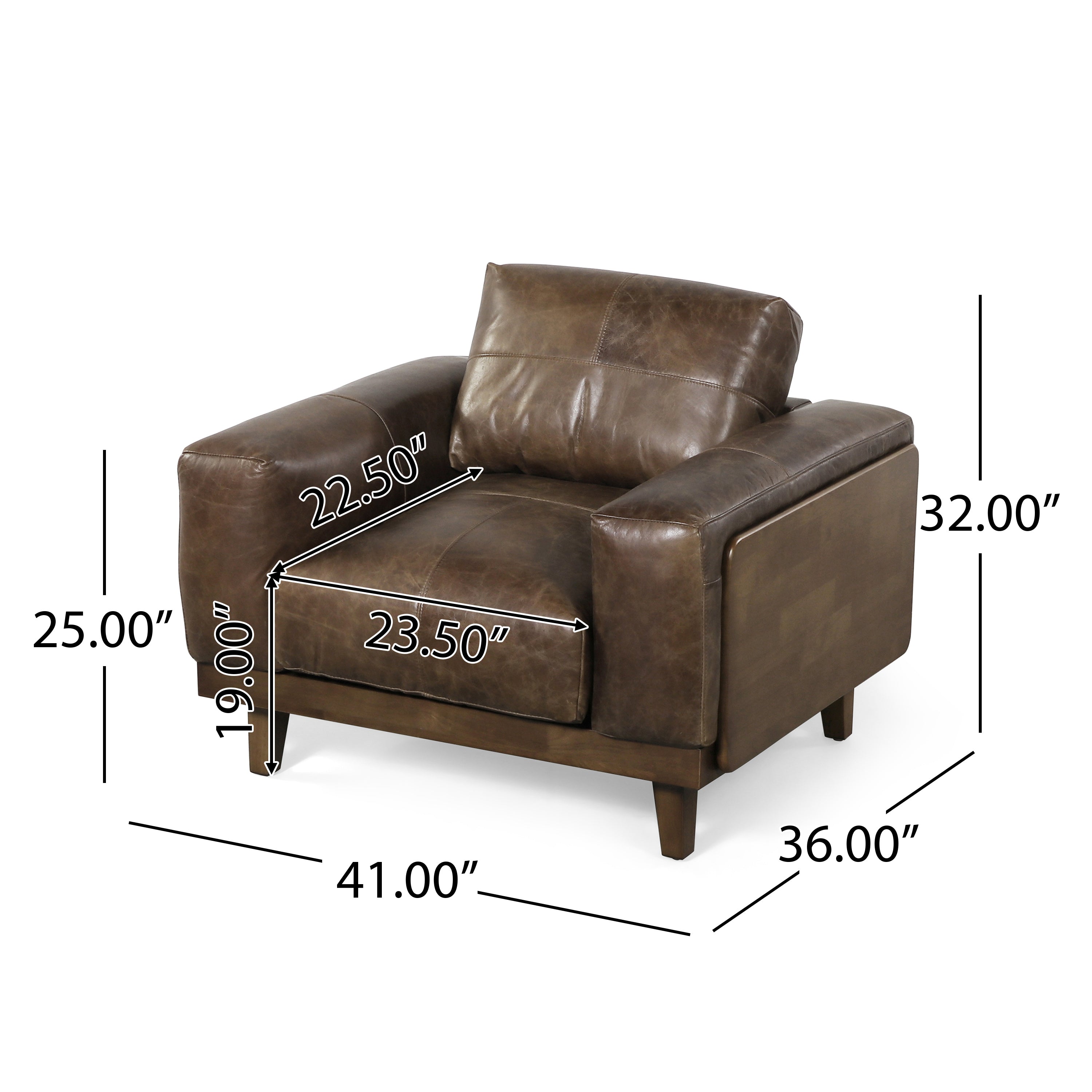 Connor Contemporary Upholstered Oversized Club Chair