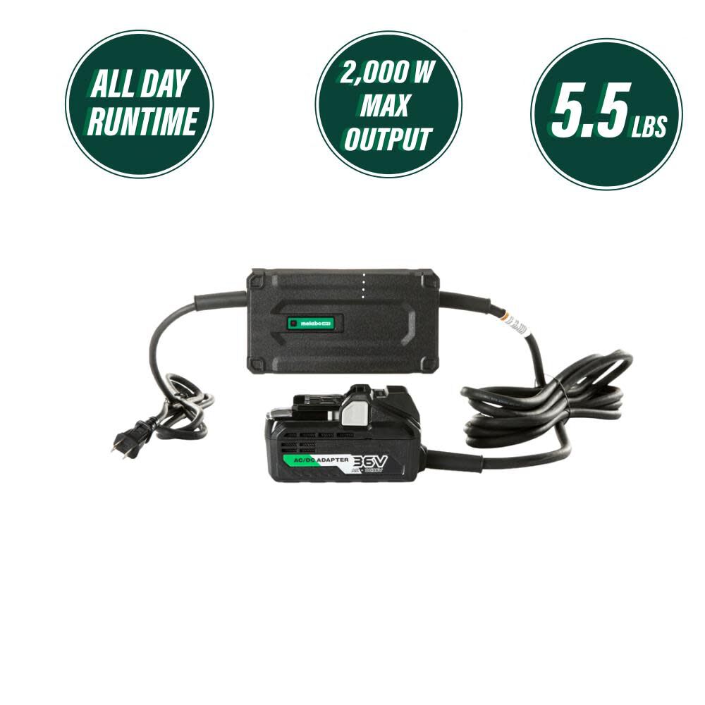 Metabo HPT Multivolt 36V AC/DC Adapter ET36AM from Metabo HPT