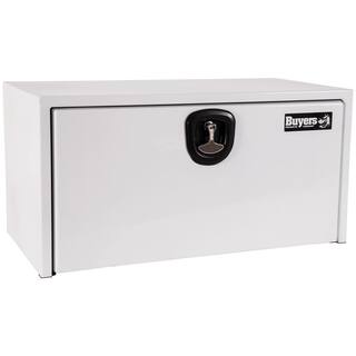 Buyers Products Company 18 in. x 18 in. x 36 in. White Steel Underbody Truck Tool Box 1732405