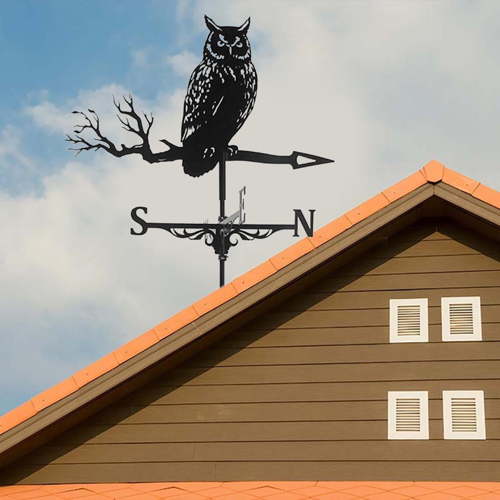 Decorative Weather Vane Garden Roofs Mount Yard Decoration， Design Retro Durable Scene