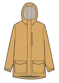 Alaska Recycled Jacket - Ochre Yellow