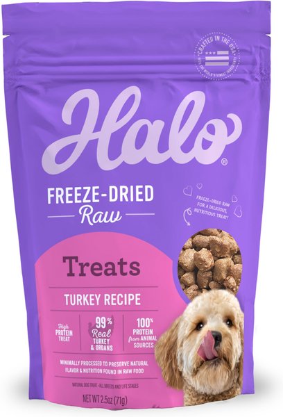 Halo Turkey Recipe Freeze-Dried Dog Treats