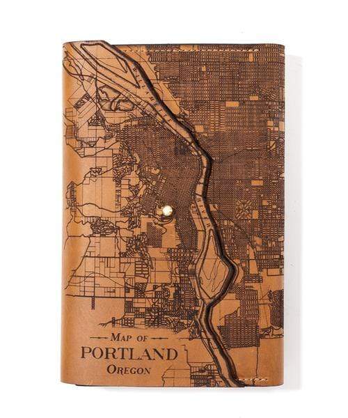 Leather Map Journals