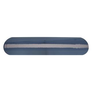 MARSHALLTOWN 18 in. x 3 in. Blue Steel Finishing Fully Rounded Durasoft Handle Trowel MXS75BFRD