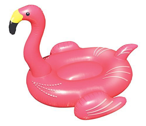 Swimline 90627 78 in. Giant Flamingo Ride&#44; Pink