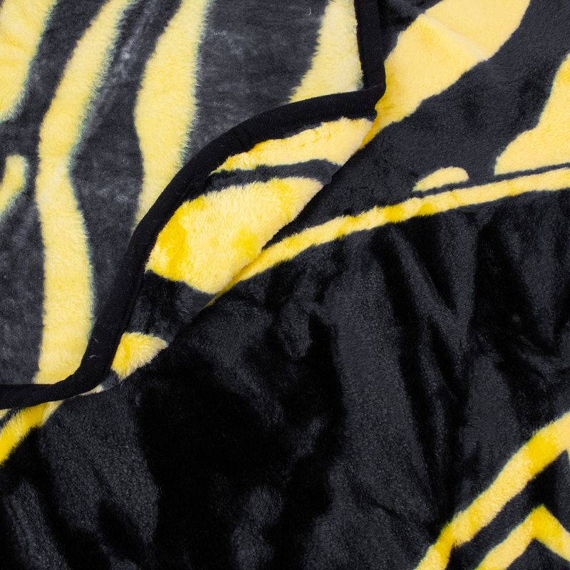 NCAA Iowa Hawkeyes Soft Raschel Throw Blanket