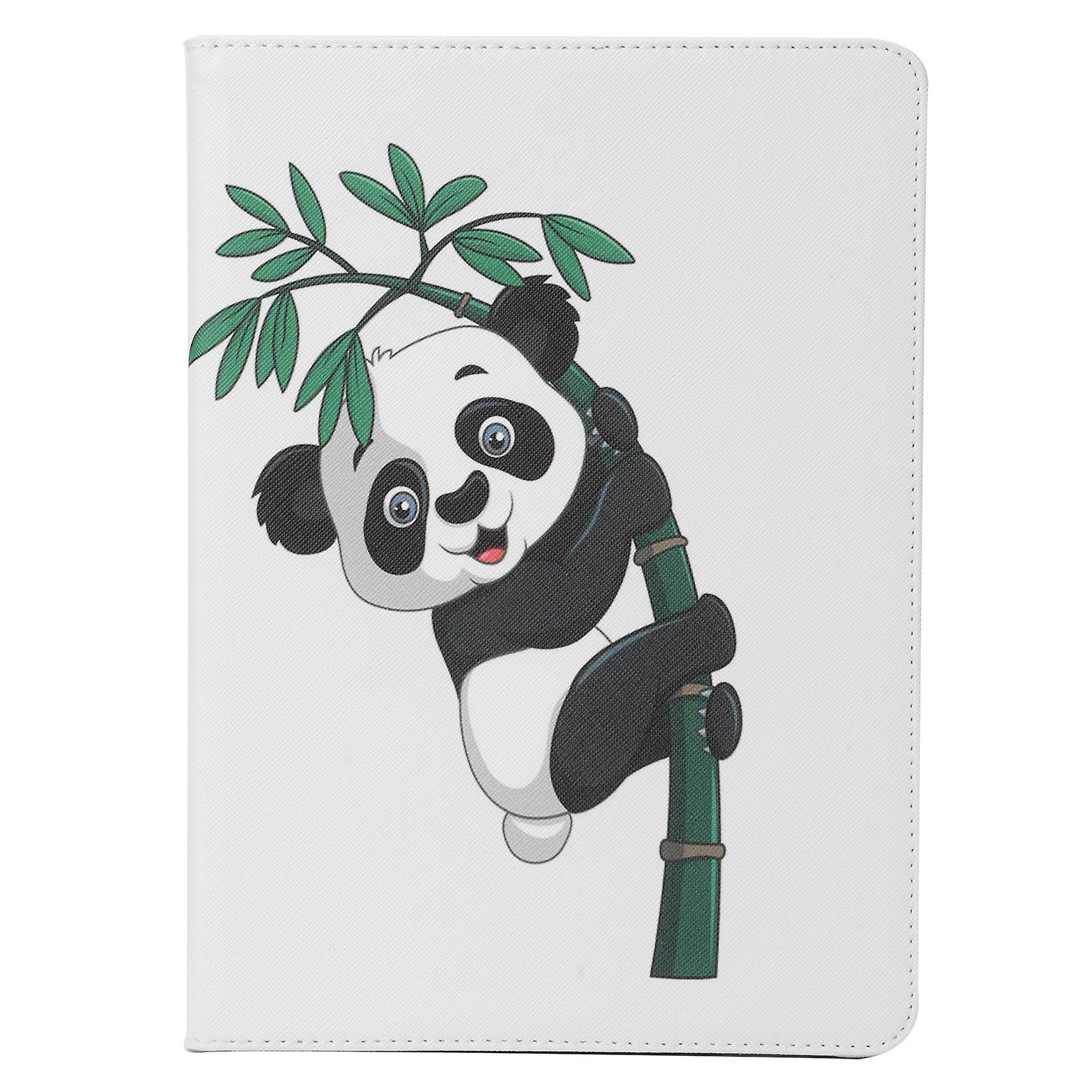 Portable Tablet Pu Protective Holster 360 Universal Protection Painted Leather Case For Ipad 9th Generationpanda Bamboo