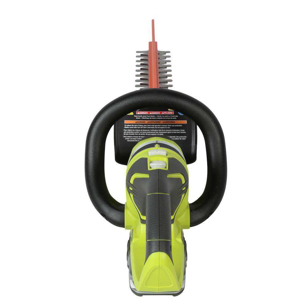 RYOBI ONE+ 18V 22 in. Cordless Battery Hedge Trimmer with 1.5 Ah Battery and Charger P2660