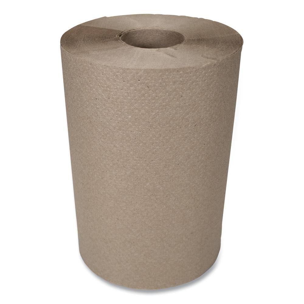 Morsoft Universal Hardwound Paper Towels 7.88 in. x 300 ft. Brown (12-Carton) MOR12300R