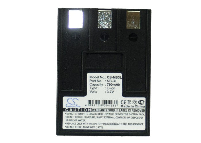 Canon Digital 30 Digital IXUS 700 IXUS 750 IXUS i Replacement Battery BatteryClerkcom Camera